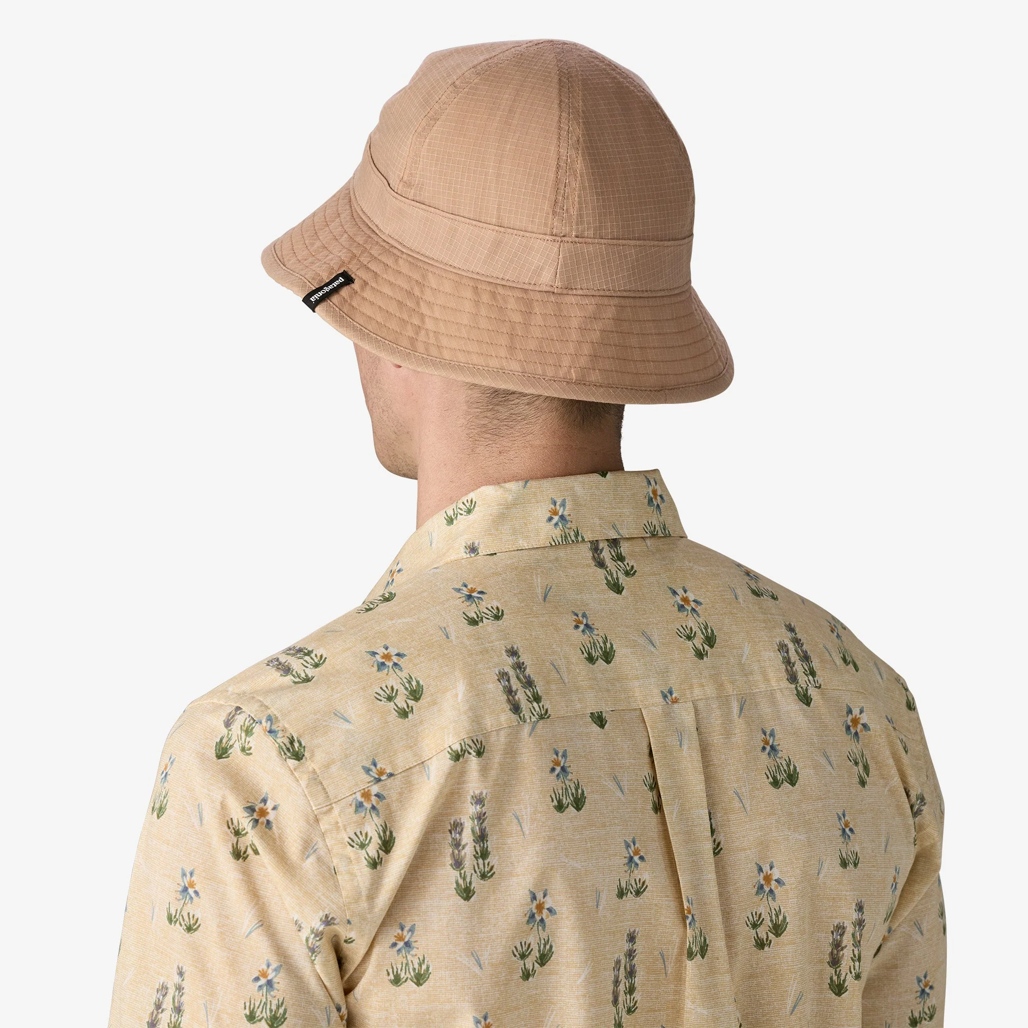 Lightweight Waxed Cotton Bucket Hat - Image 3