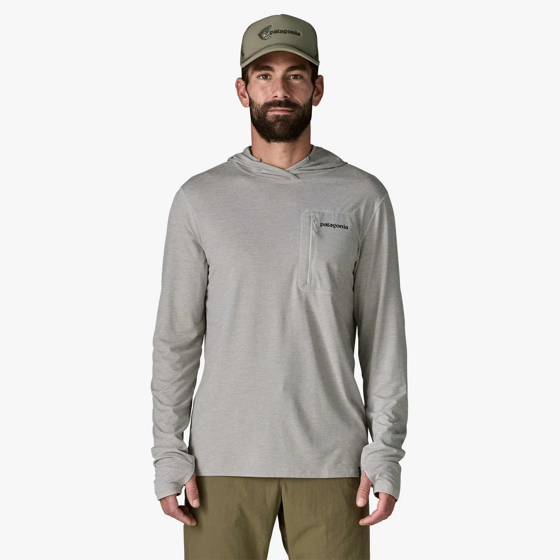 Men’s Capilene® Cool Sun Hoody - Fitz Roy Trout - Image 3
