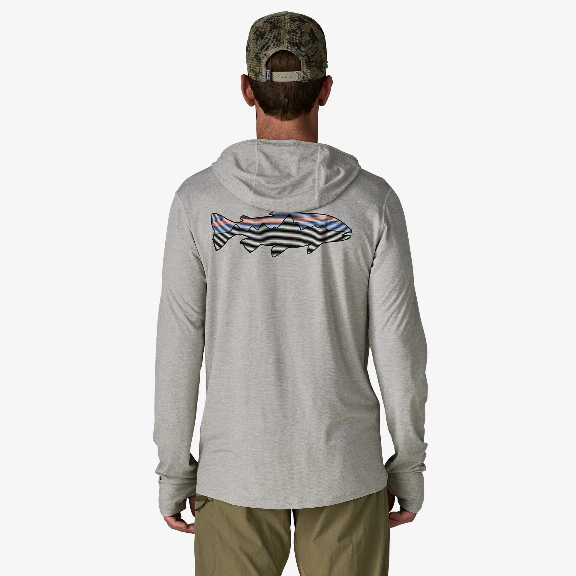 Men’s Capilene® Cool Sun Hoody - Fitz Roy Trout - Image 4