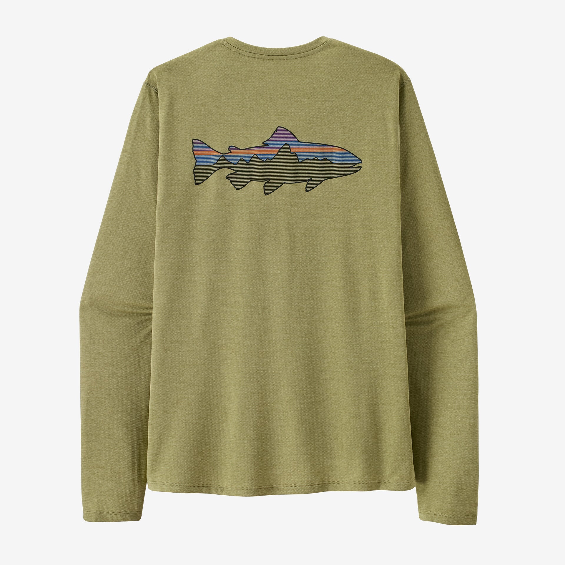 Men’s Long-Sleeved Capilene® Cool Sun Shirt - Fitz Roy Trout