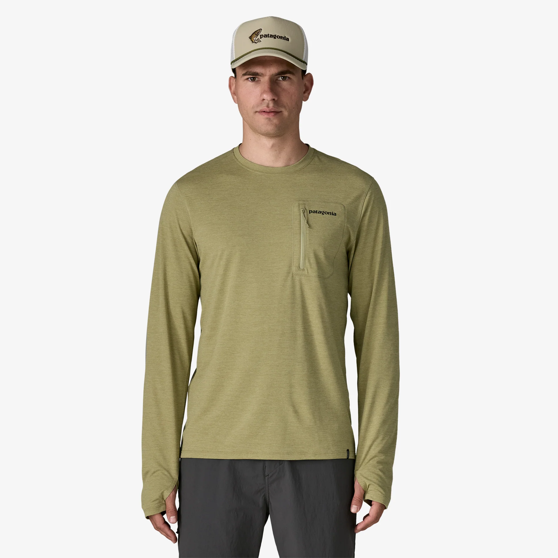 Men’s Long-Sleeved Capilene® Cool Sun Shirt - Fitz Roy Trout - Image 2