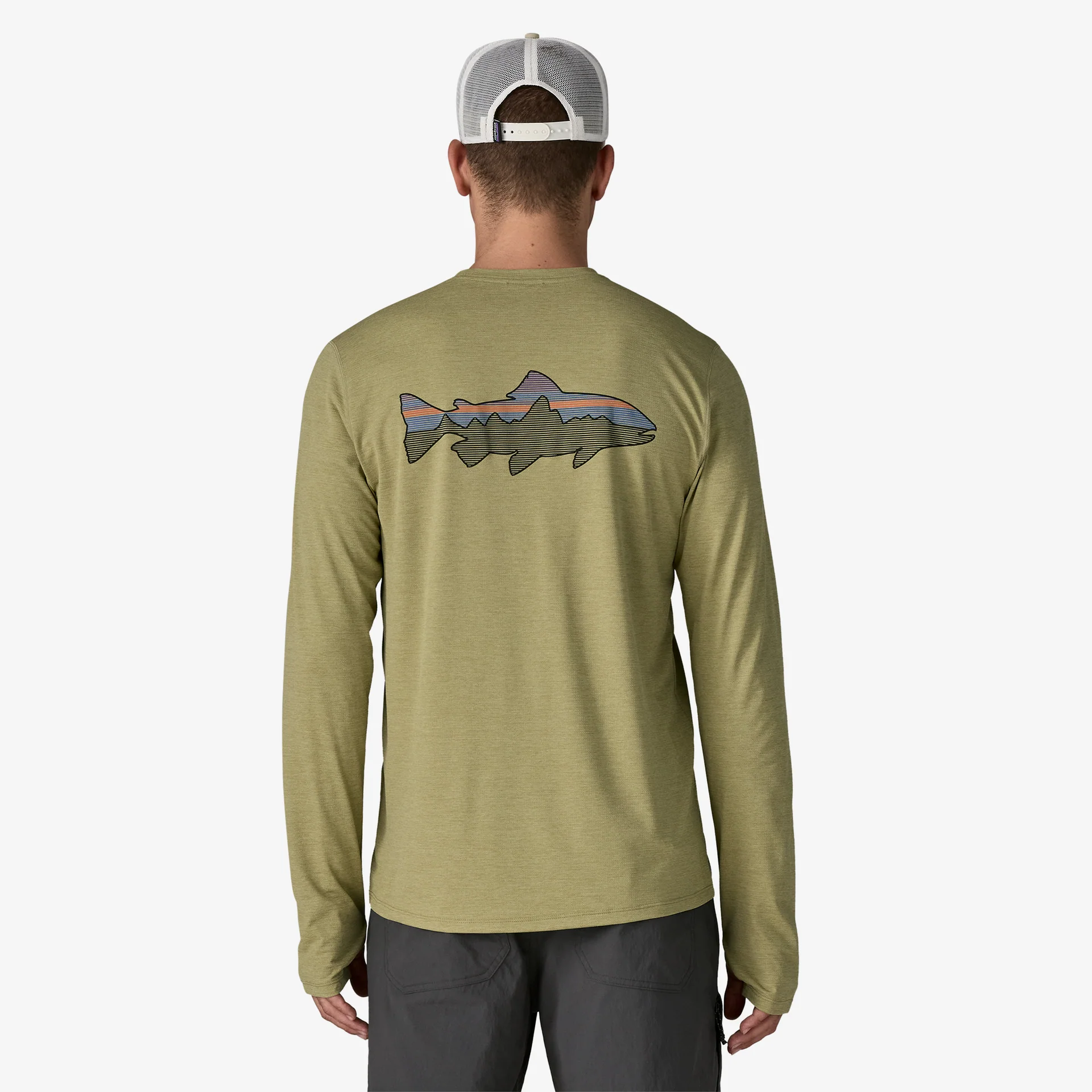 Men’s Long-Sleeved Capilene® Cool Sun Shirt - Fitz Roy Trout - Image 3