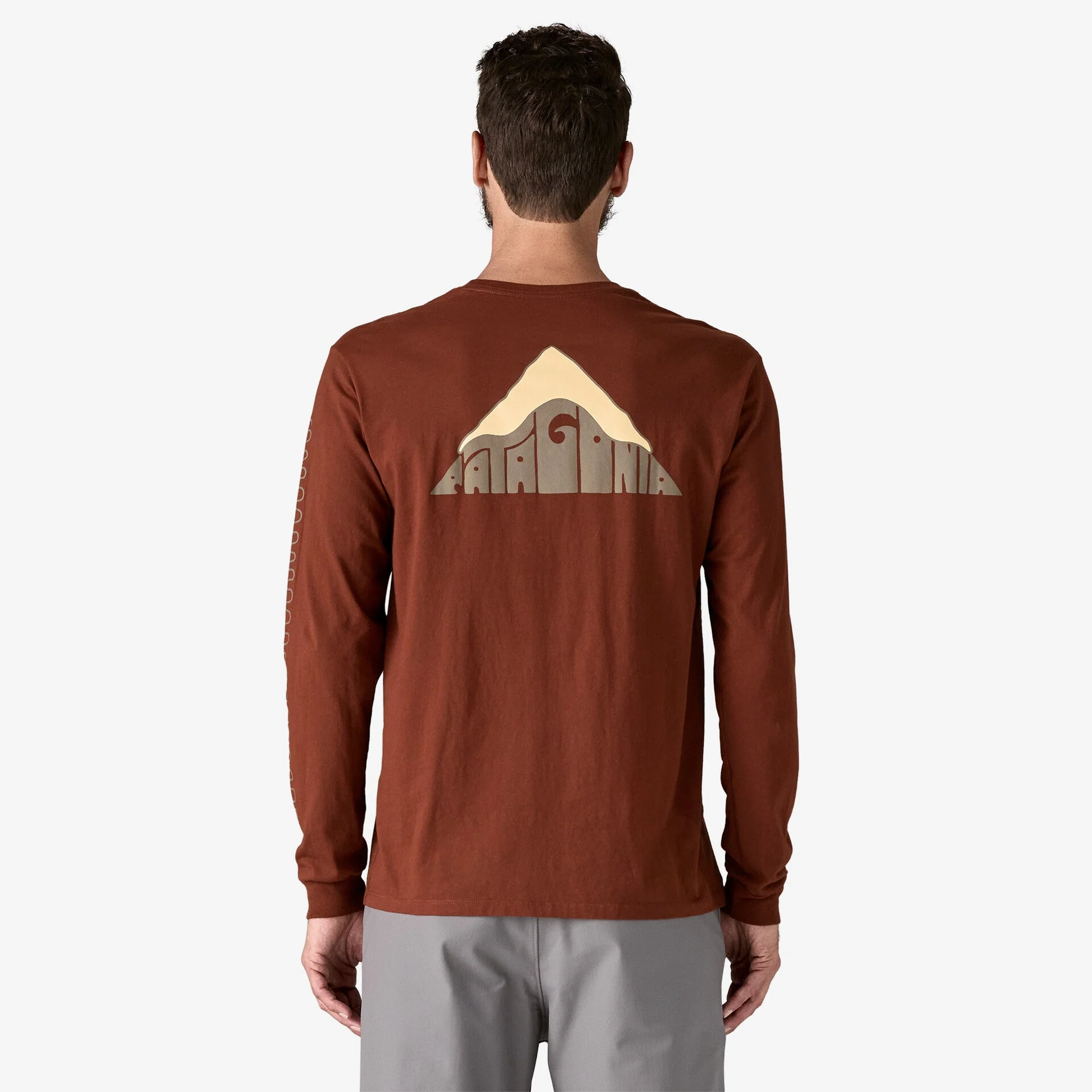 Men's Long-Sleeved Driftways Organic T-Shirt - Image 4