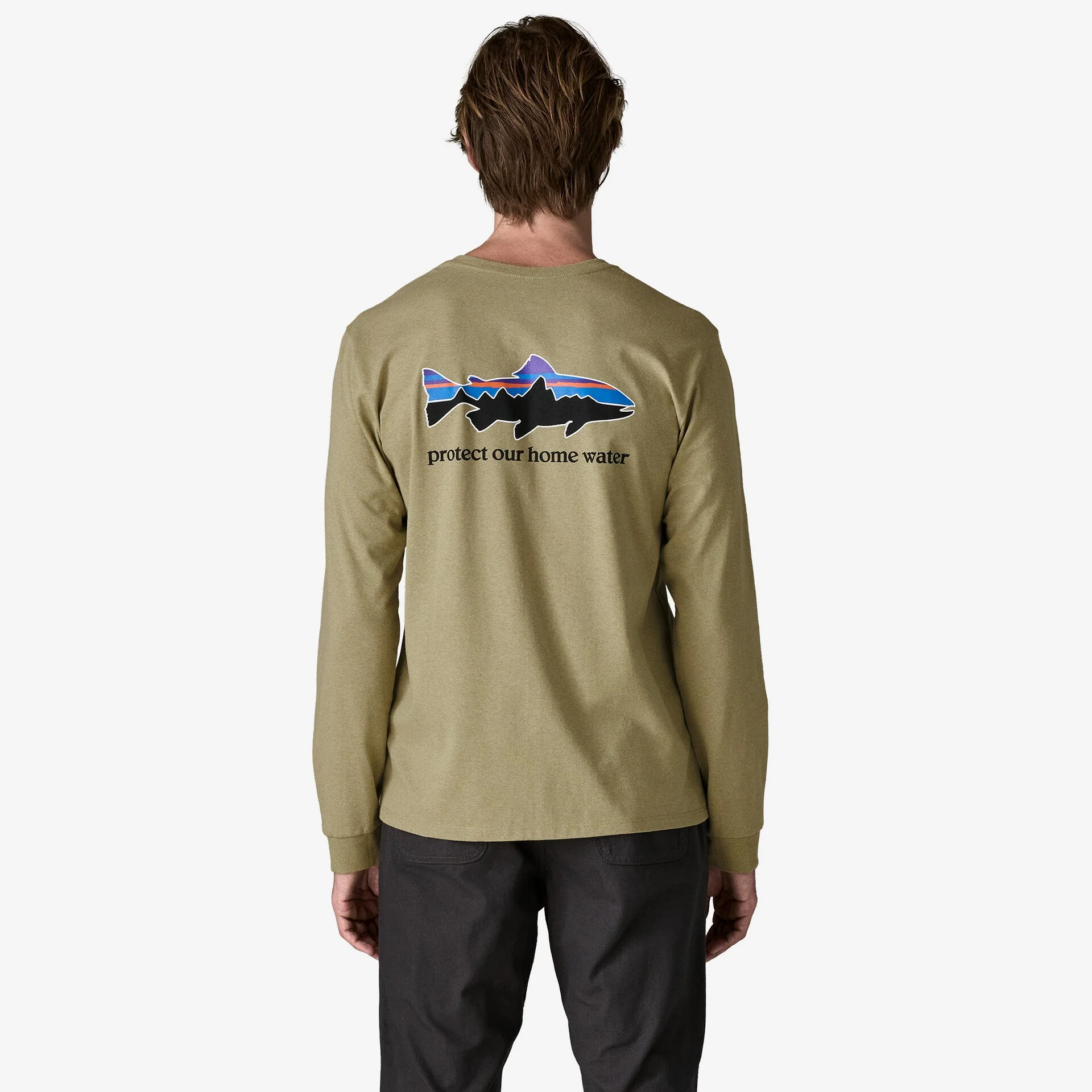 Men's Long-Sleeved Home Water Trout Responsibili-Tee® - Image 3