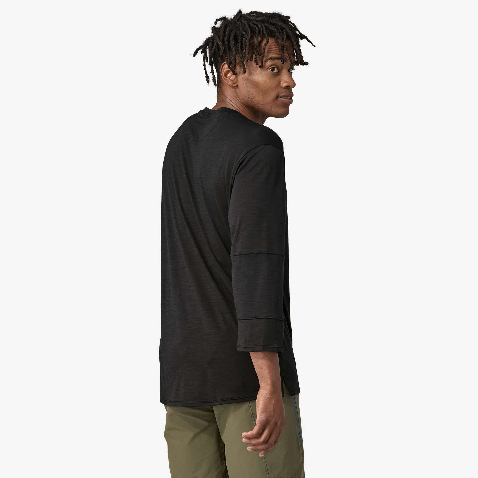 Men's Merino Blend 3/4-Sleeved Bike Jersey - Image 3