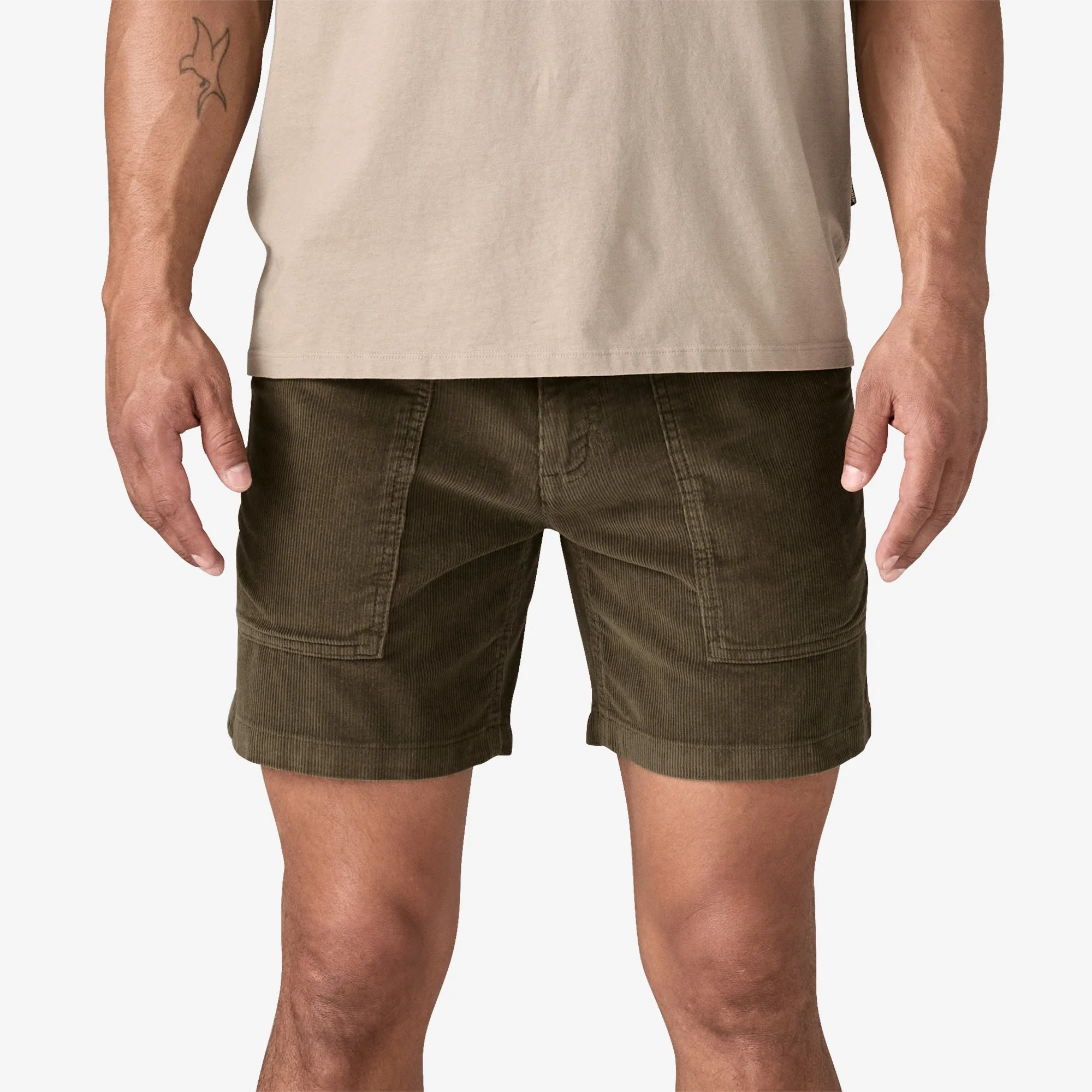 Men's Organic Cotton Cord Utility Shorts - 6" - Image 2