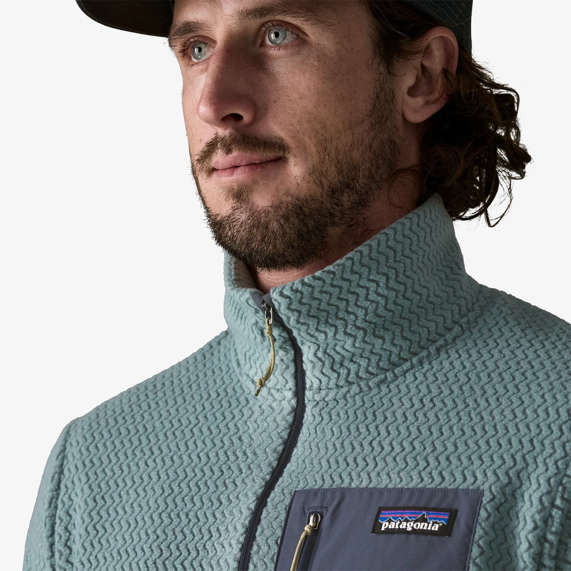 Men's R1® Air Fleece Zip-Neck - Image 7