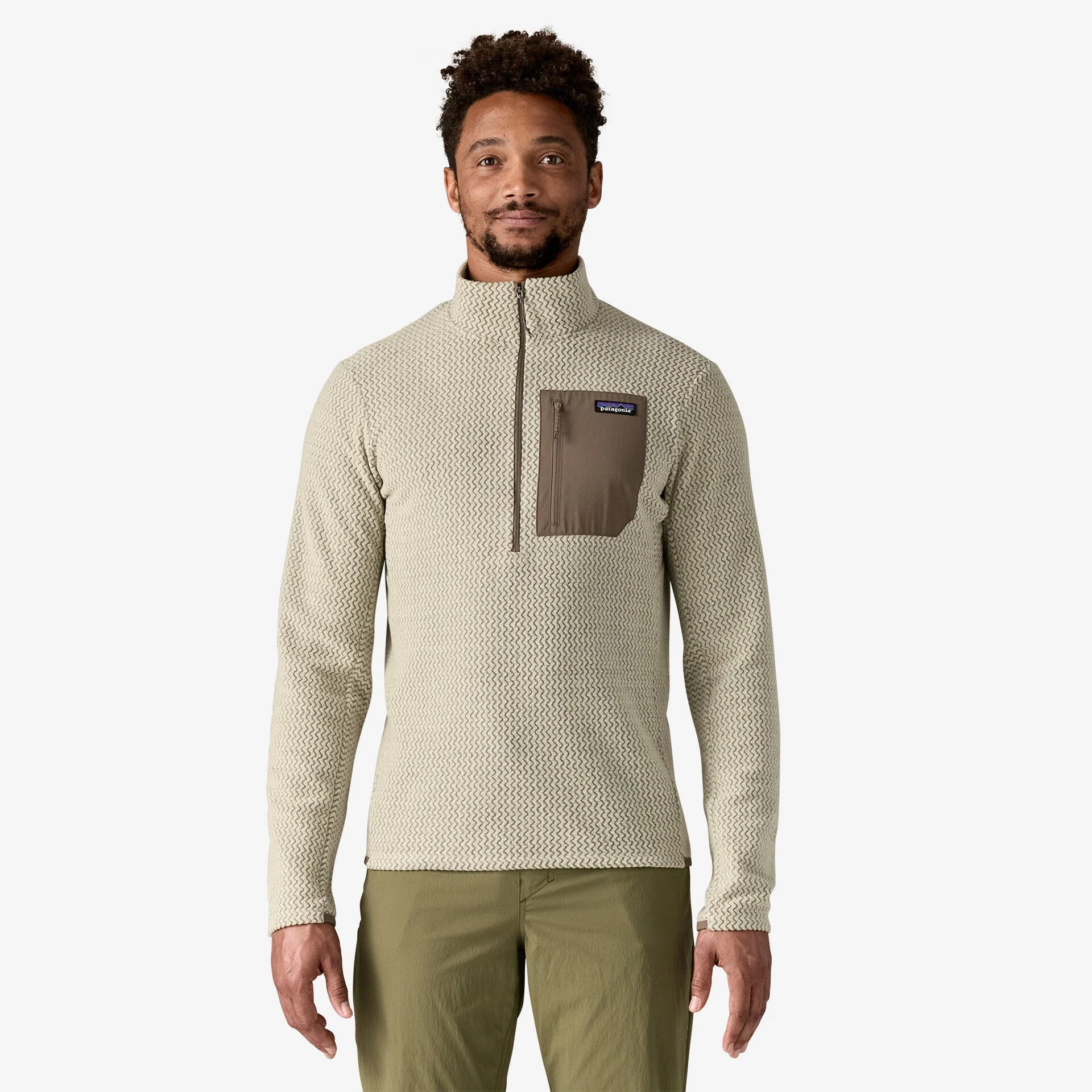 Men's R1® Air Fleece Zip-Neck - Image 2