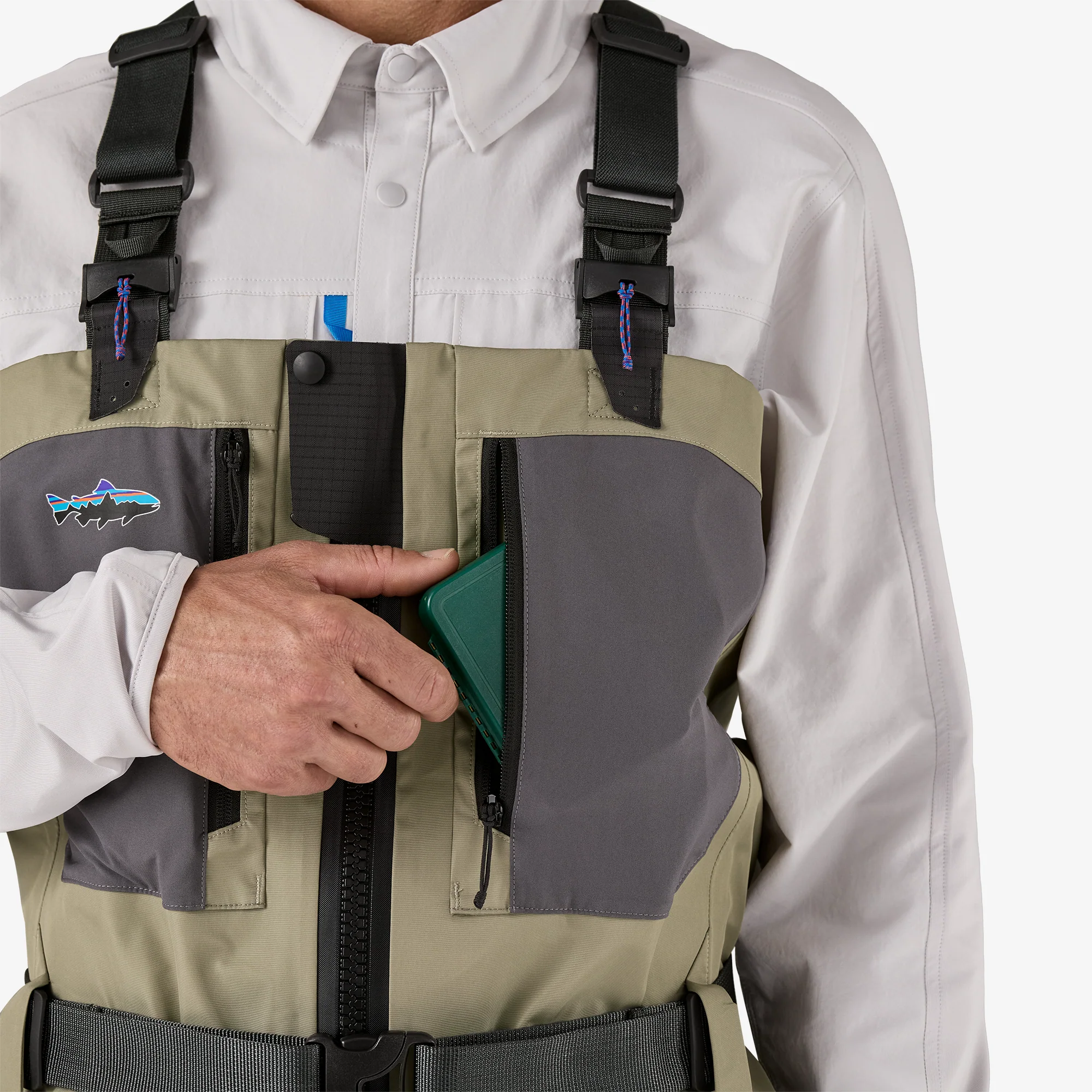 Men's Swiftcurrent® Traverse Zip-Front Waders - Image 4