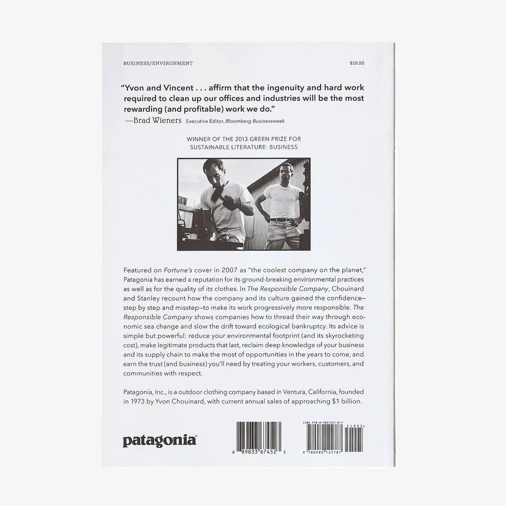 The Responsible Company: What We've learned From Patagonia's First 40 Years by Yvon Chouinard & Vincent Stanley (Patagonia paperback book) - Image 7