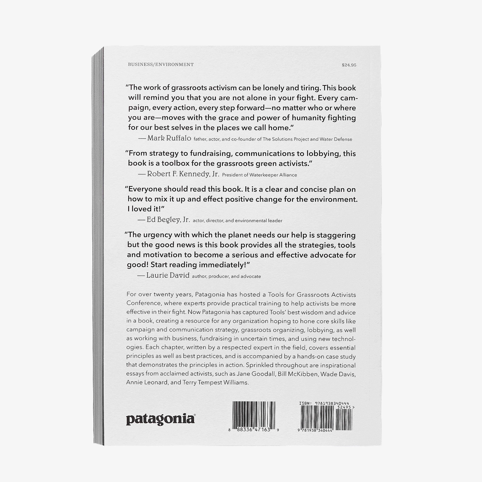 Tools for Grassroots Activists, Edited by Nora Gallagher and Lisa Myers; introduction by Yvon Chouinard (paperback book) - Image 5