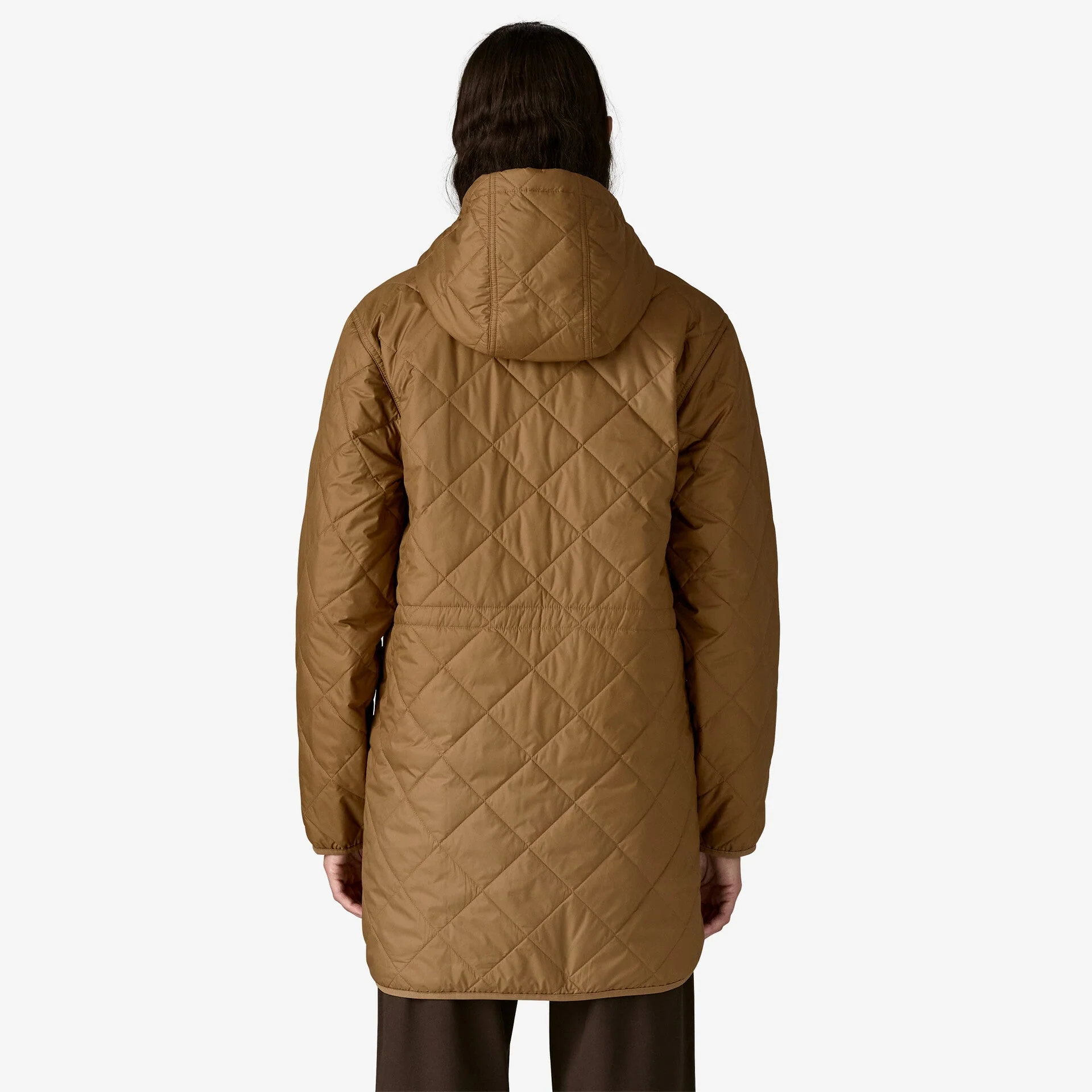 Women's Diamond Quilted Parka - Image 3