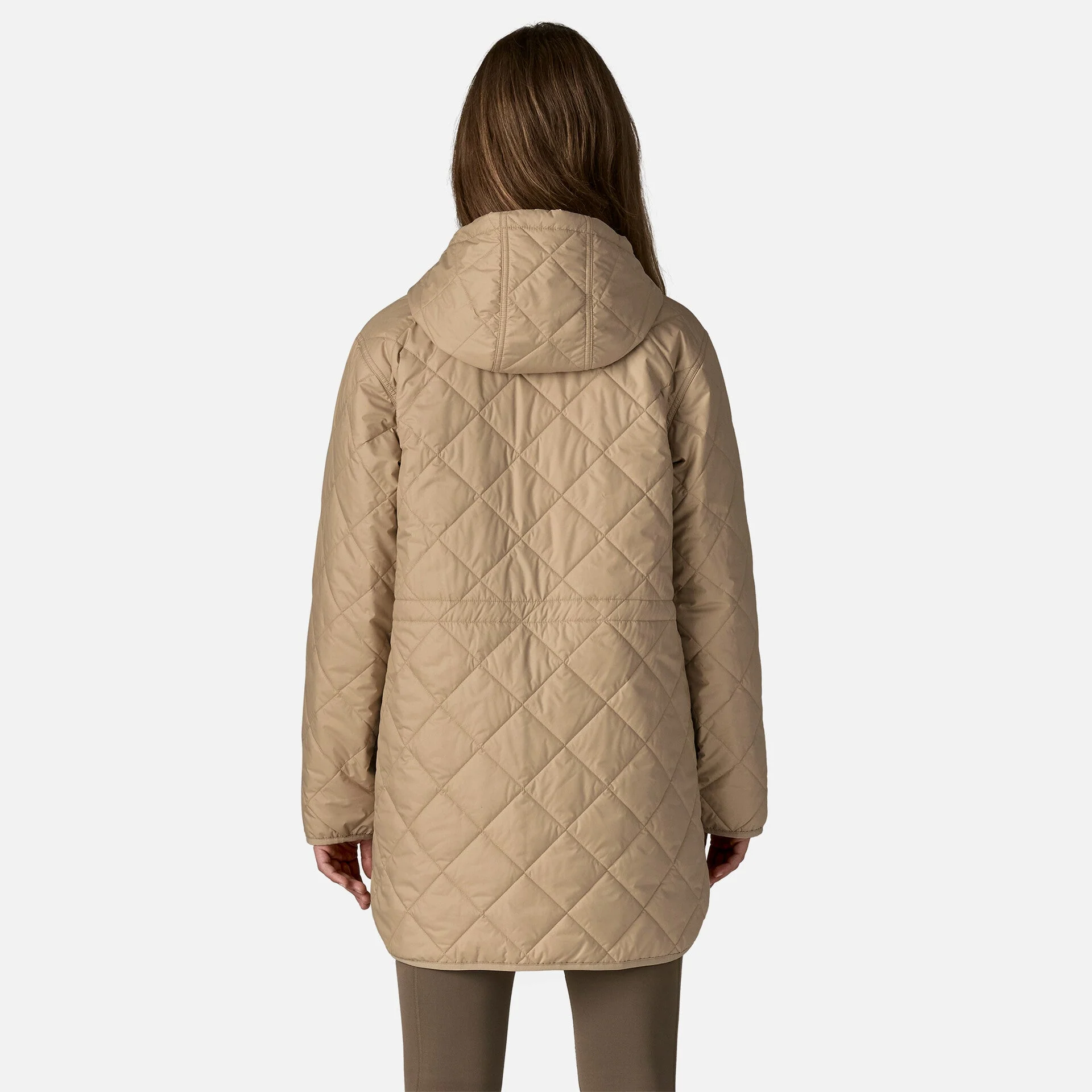 Women's Diamond Quilted Parka - Image 3