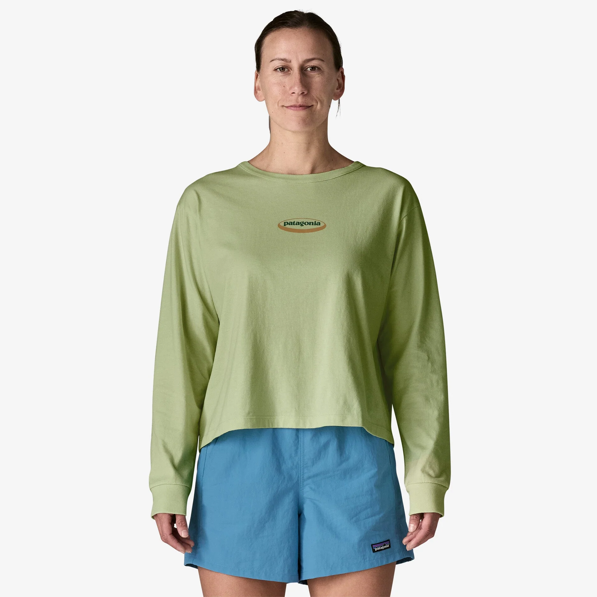 Women’s Long-Sleeved '95 Oval Logo Easy-Cut T-Shirt - Image 3