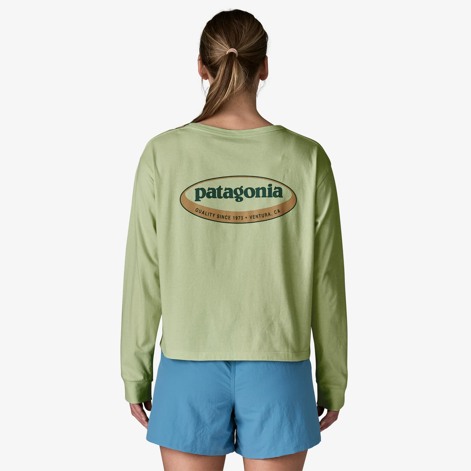 Women’s Long-Sleeved '95 Oval Logo Easy-Cut T-Shirt - Image 4
