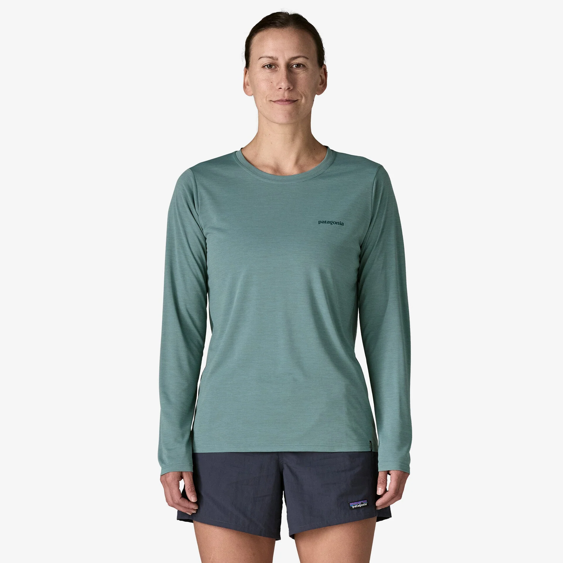 Women’s Long-Sleeved Capilene® Cool Daily Shirt - Boardshort Logo - Image 2