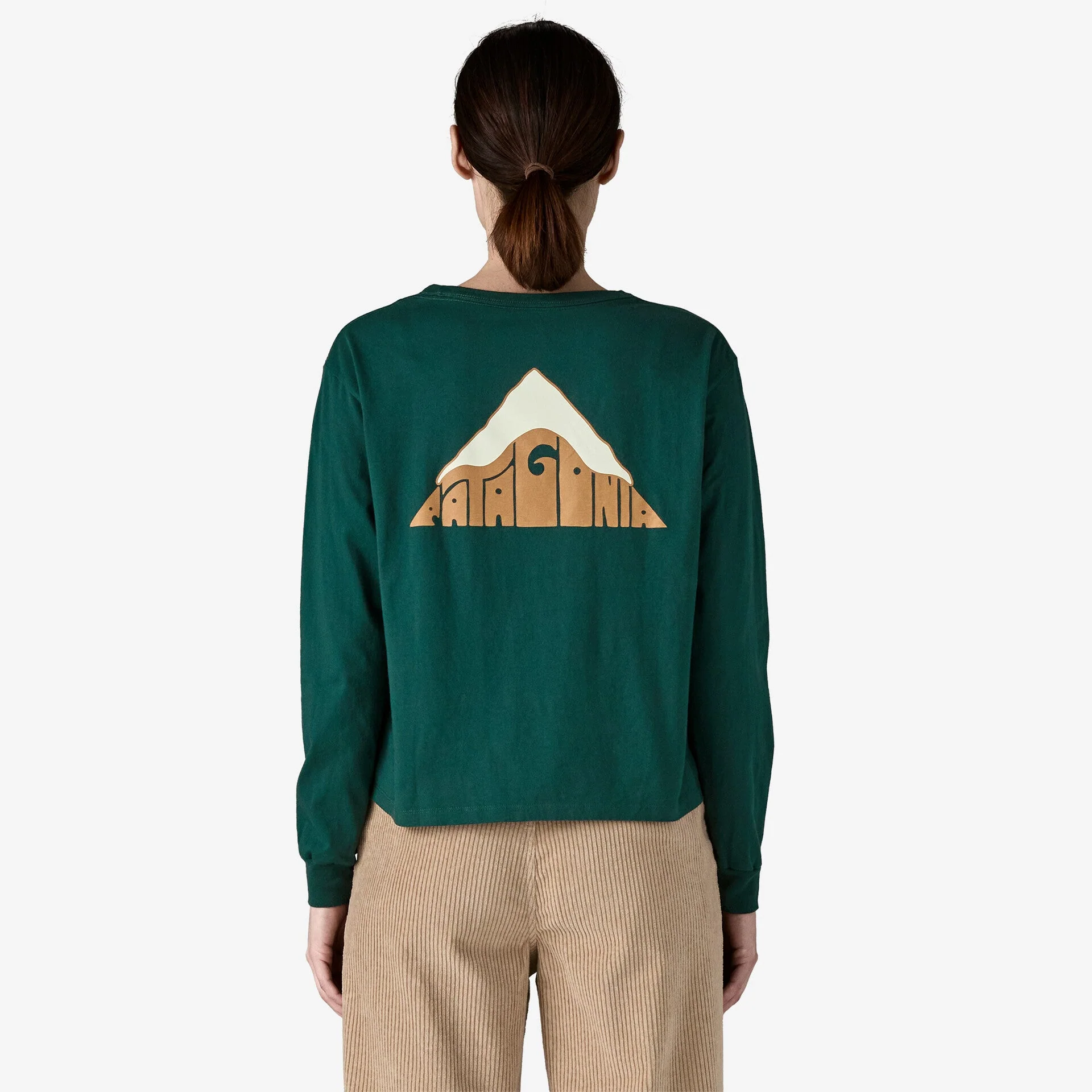Women's Long-Sleeved Driftways Easy-Cut Organic T-Shirt - Image 3