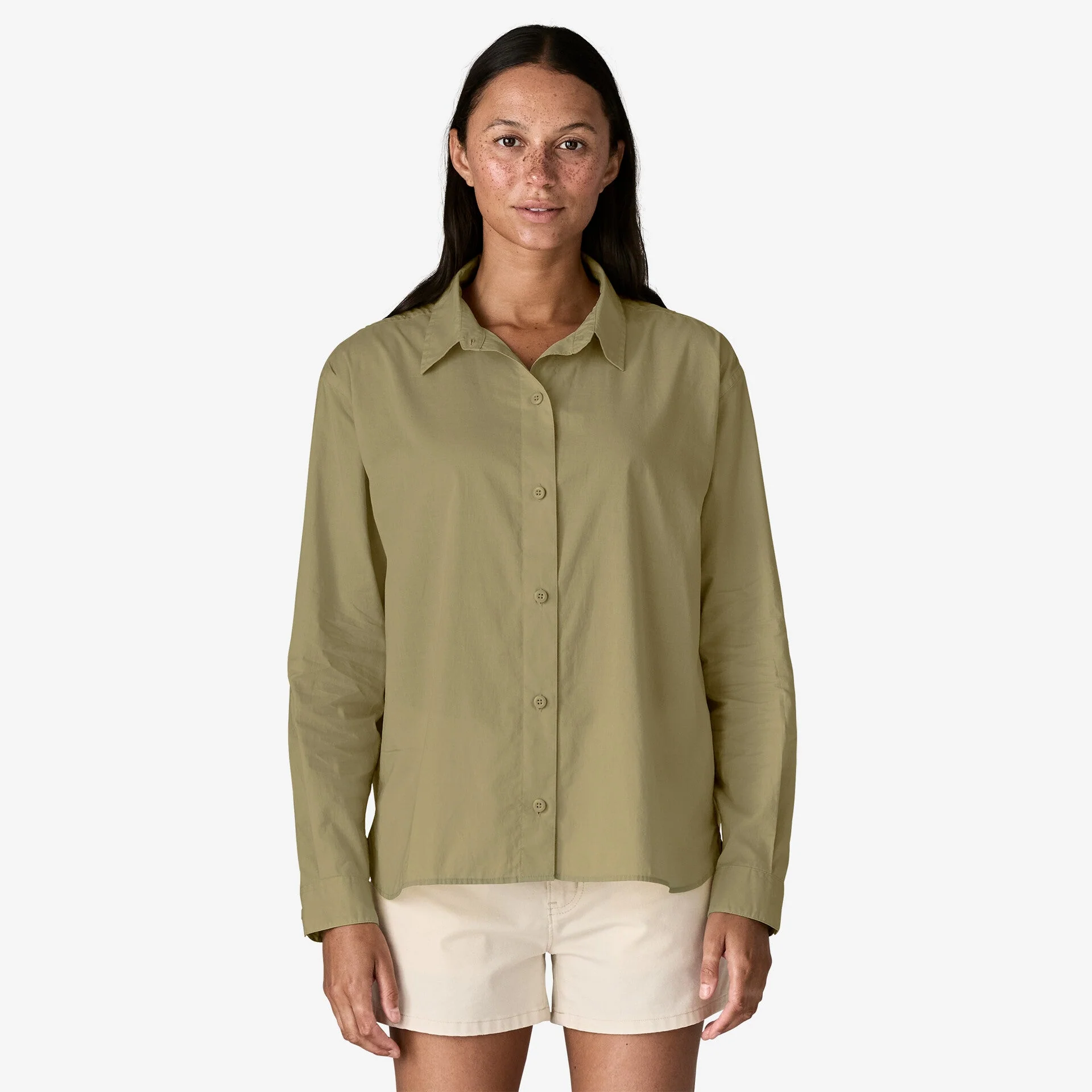 Women’s Long-Sleeved Sunrise Stream Shirt - Image 2