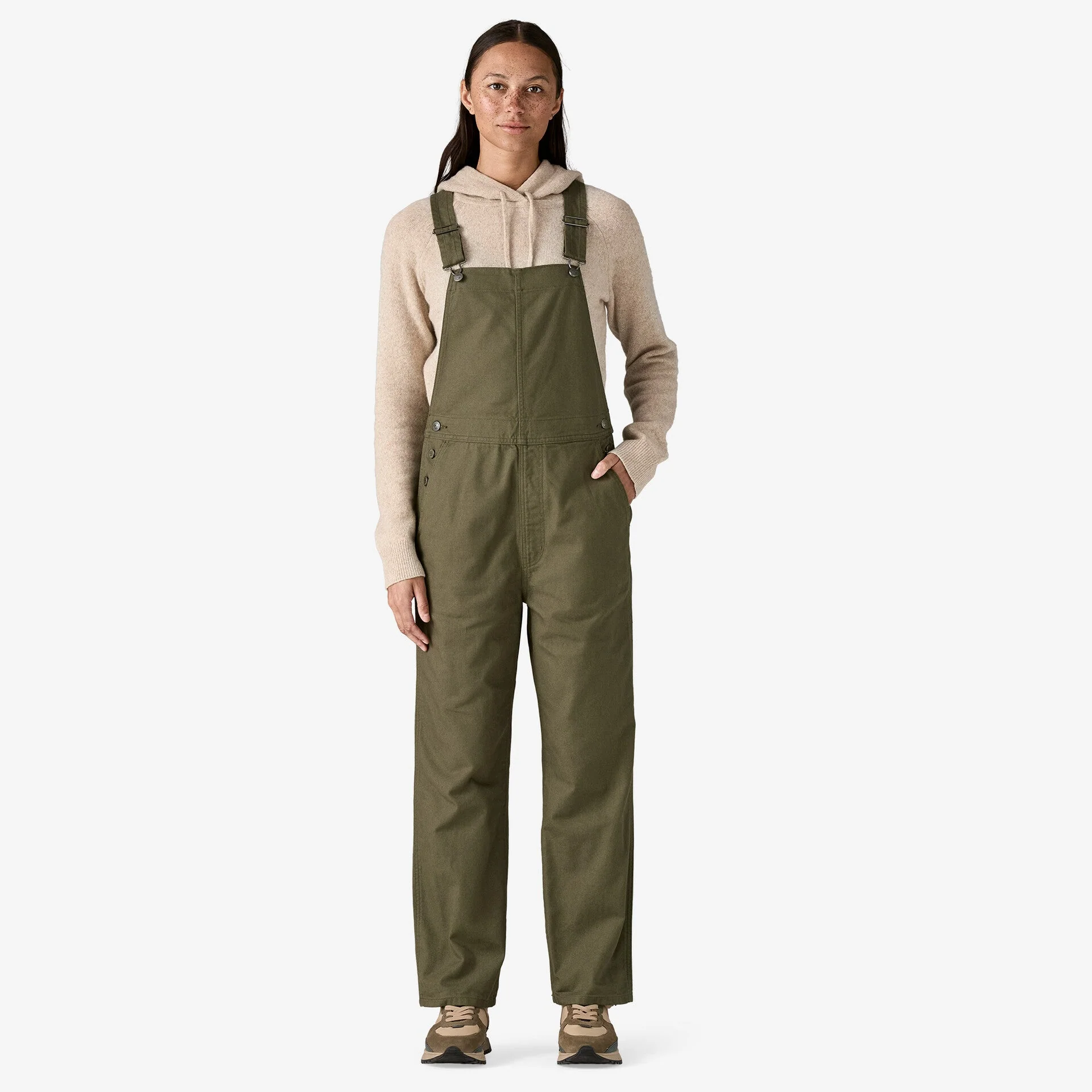 Women's Point Reyes Canvas Overalls - Image 4