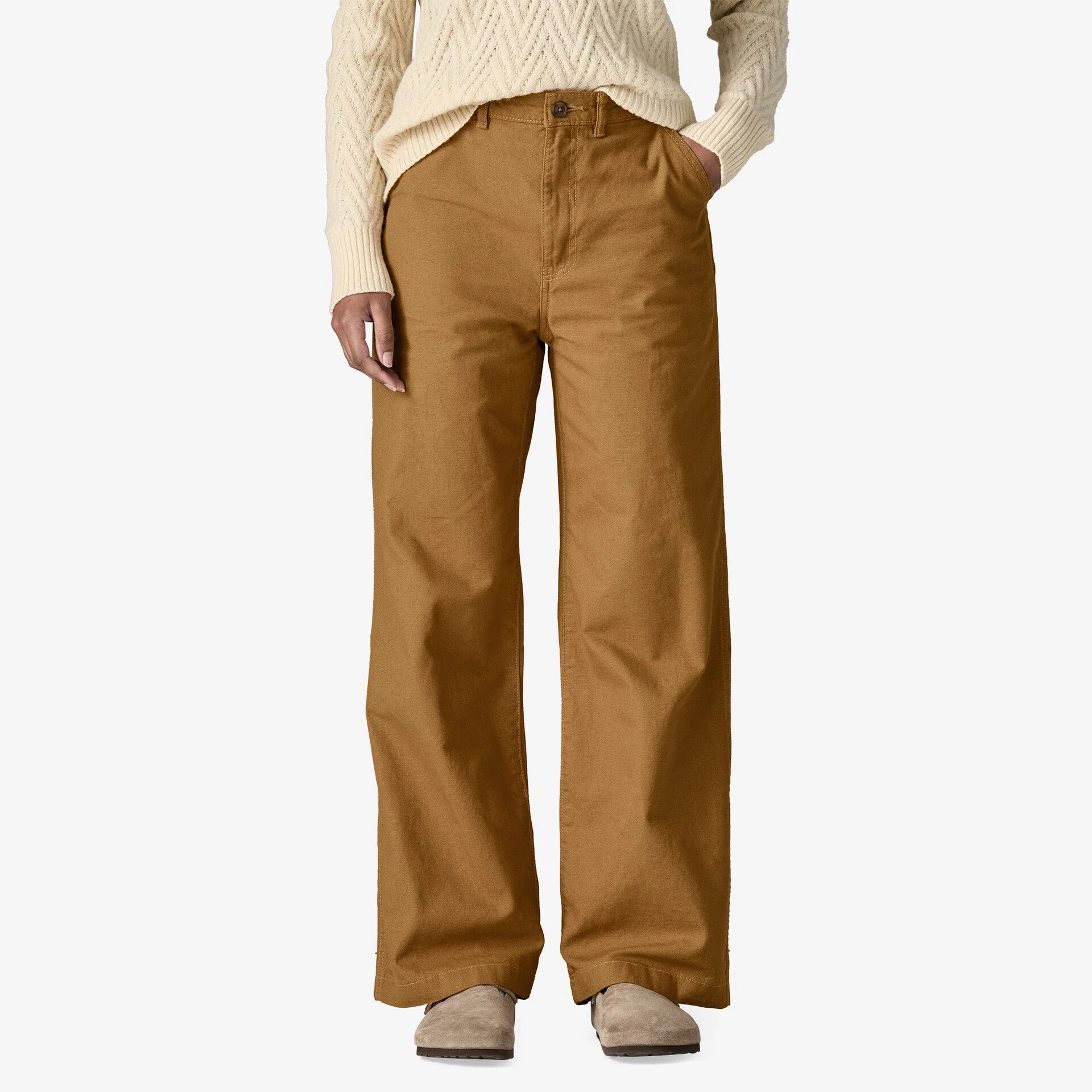 Women's Point Reyes Canvas Wide-Leg Pants - Image 2