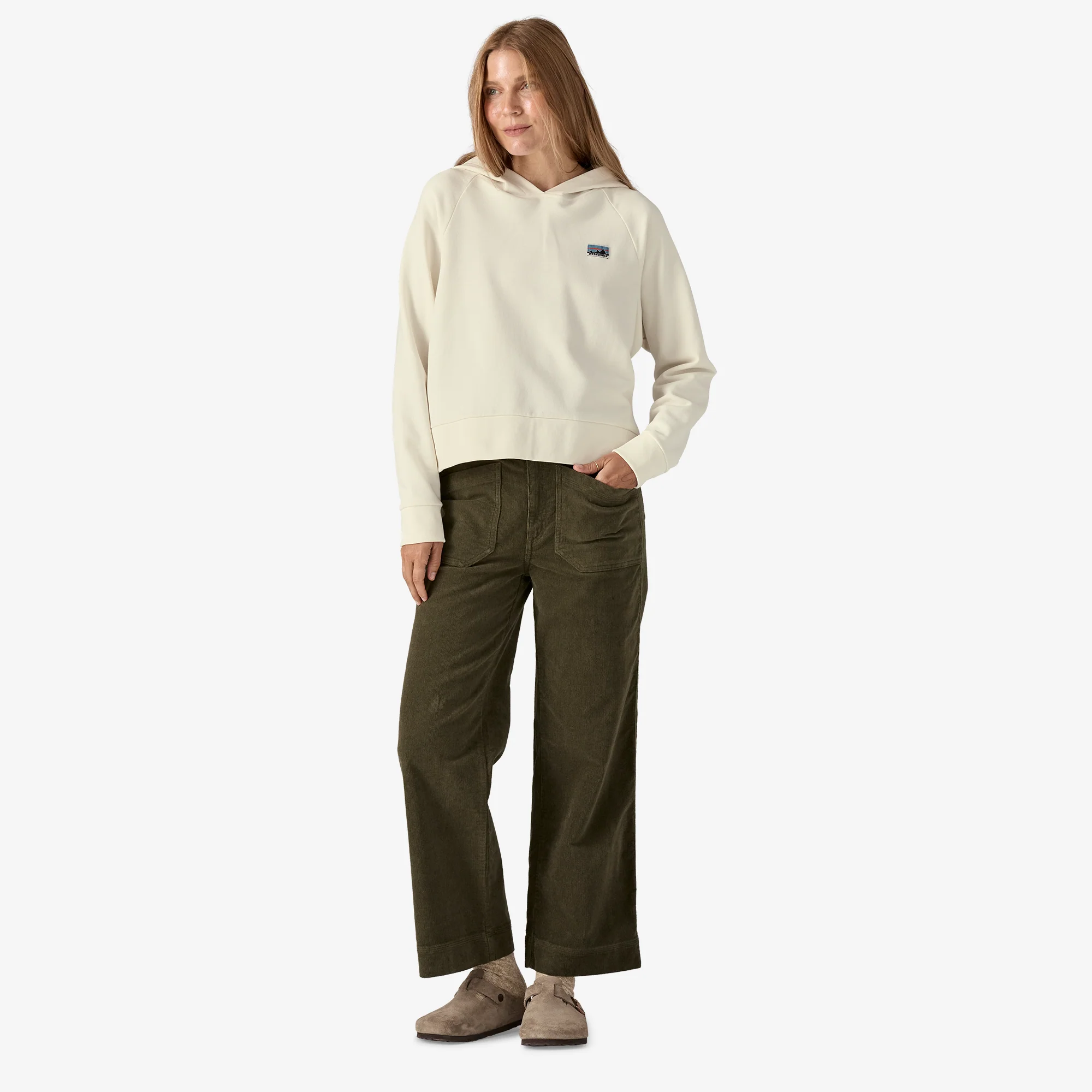 Women's Regenerative Organic Certified® Cotton Essential Hoody - Image 4