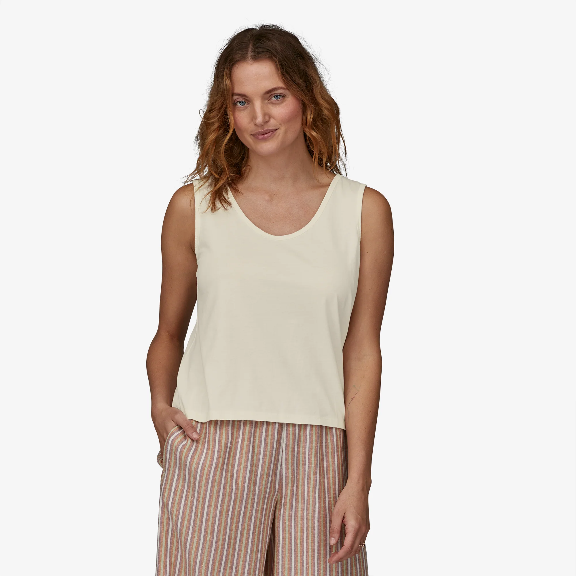 Women's Regenerative Organic Certified® Cotton Tank Top - Image 2