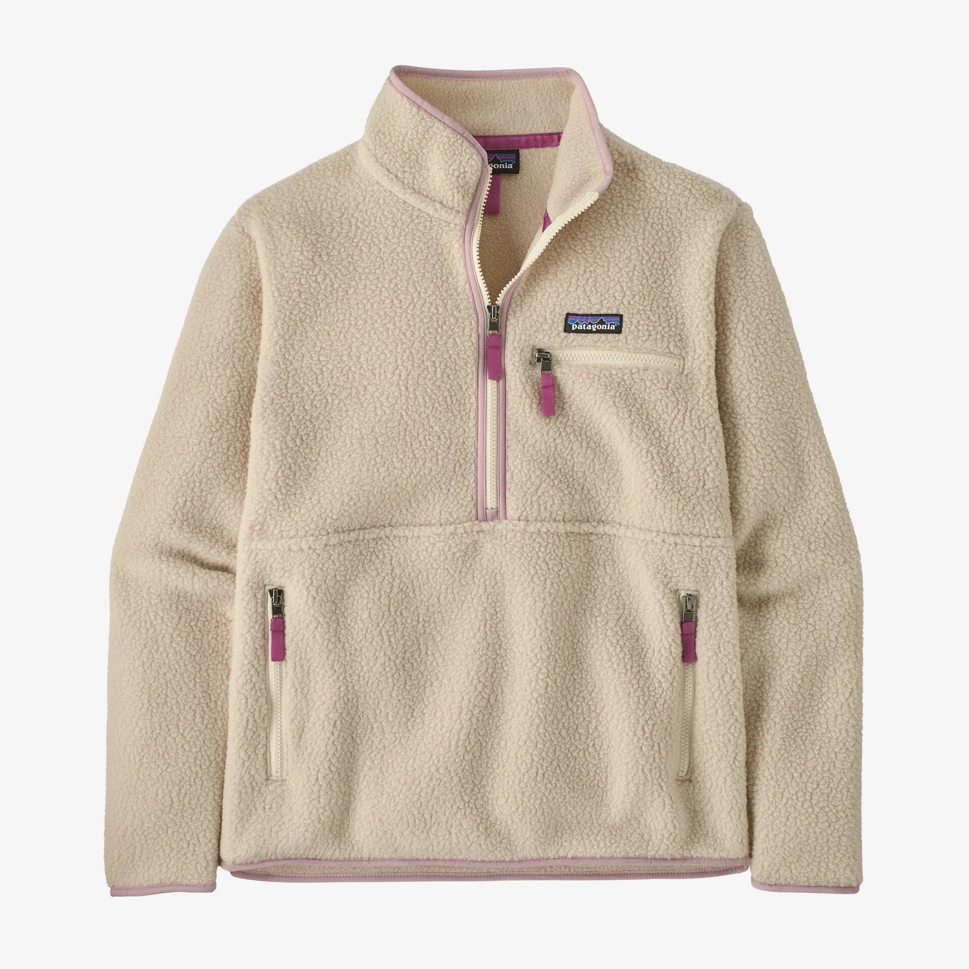 Women's Retro Pile Fleece Marsupial Pullover