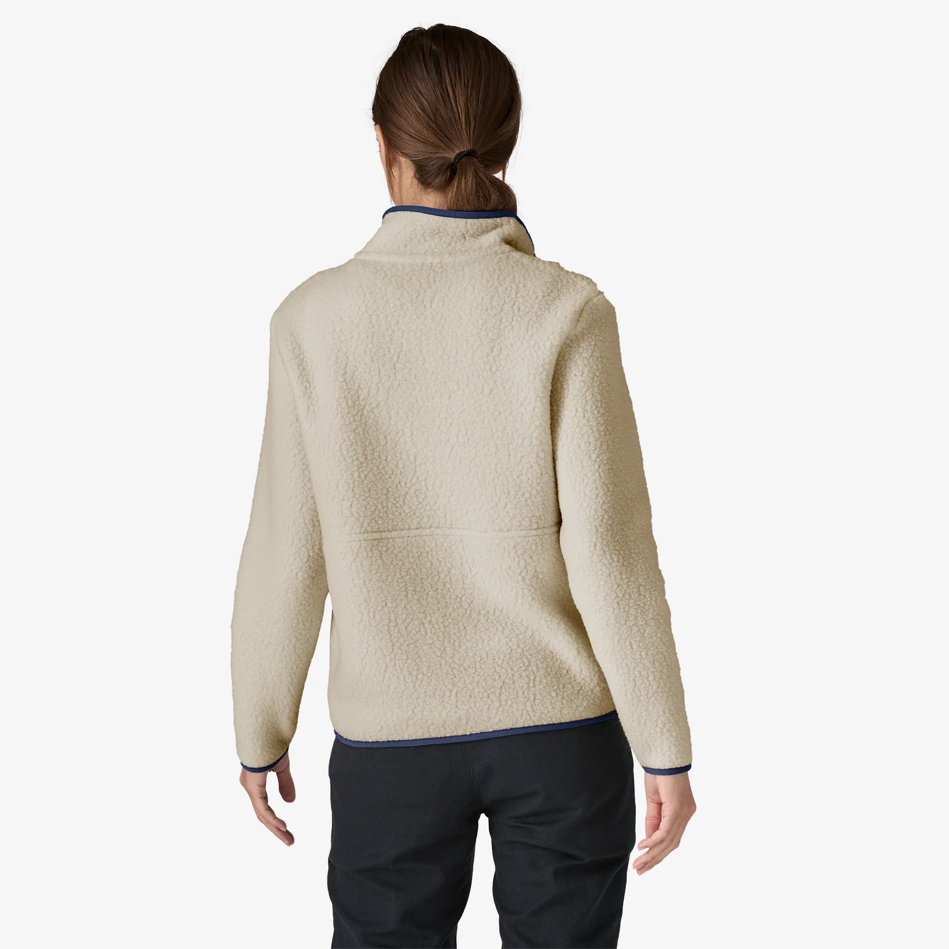 Women's Retro Pile Fleece Marsupial Pullover - Image 3