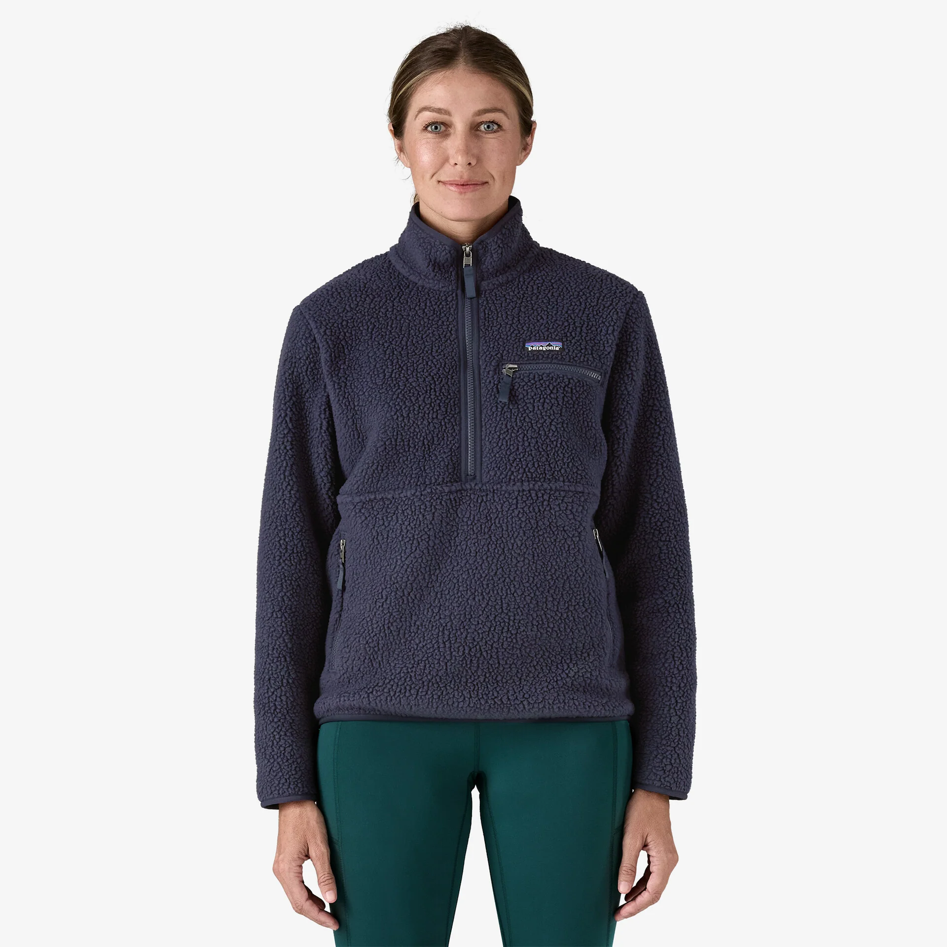Women's Retro Pile Fleece Marsupial Pullover - Image 2