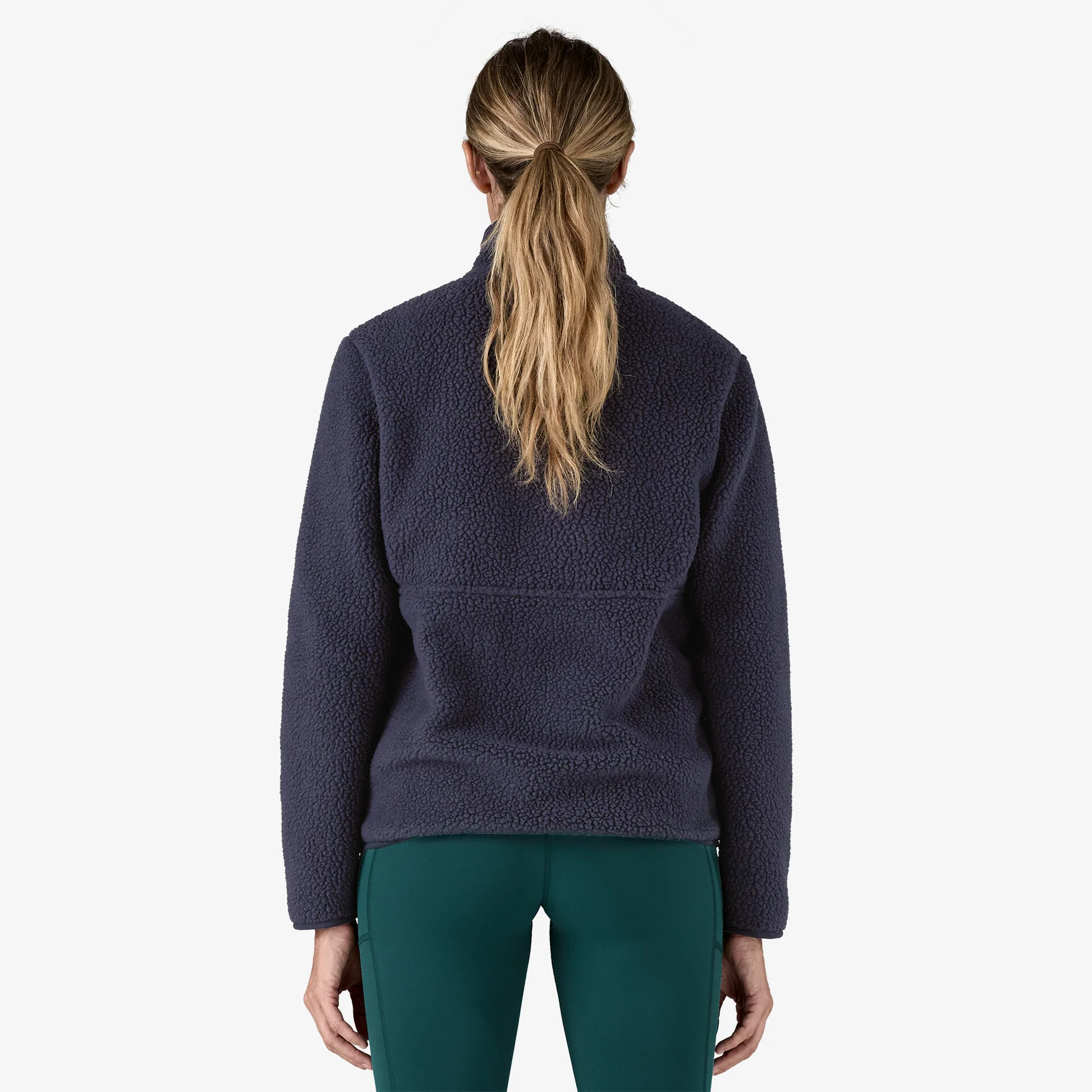 Women's Retro Pile Fleece Marsupial Pullover - Image 3