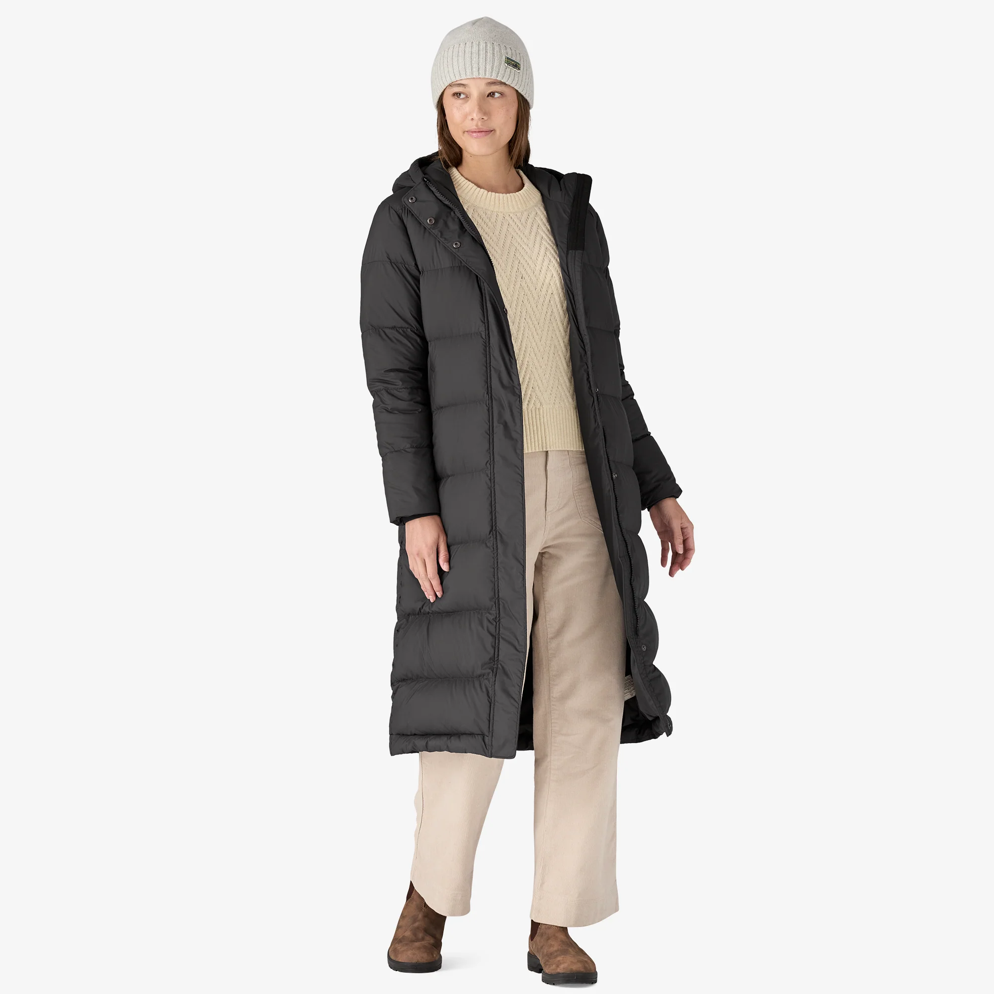Women's Silent Down Long Parka - Image 4