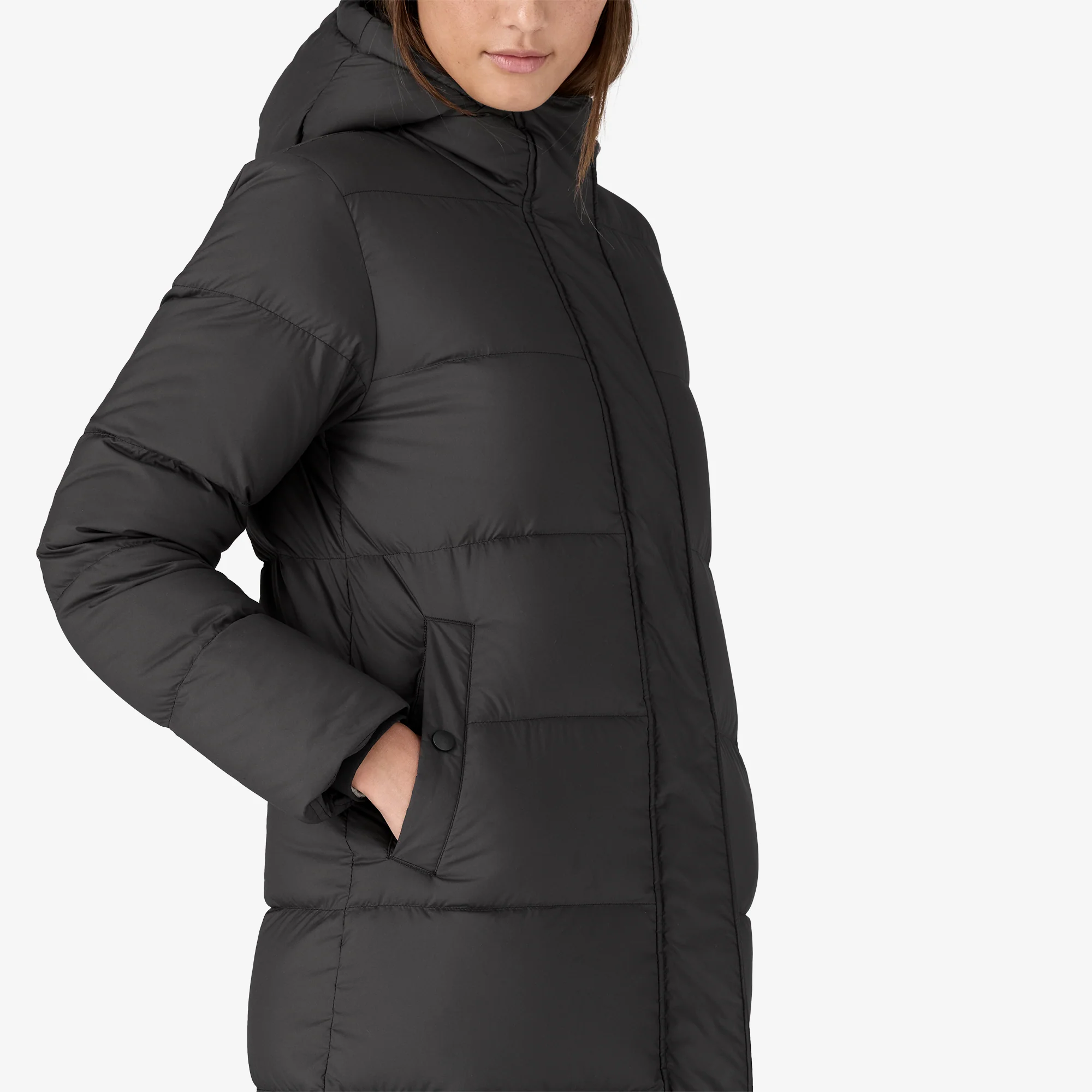 Women's Silent Down Long Parka - Image 6