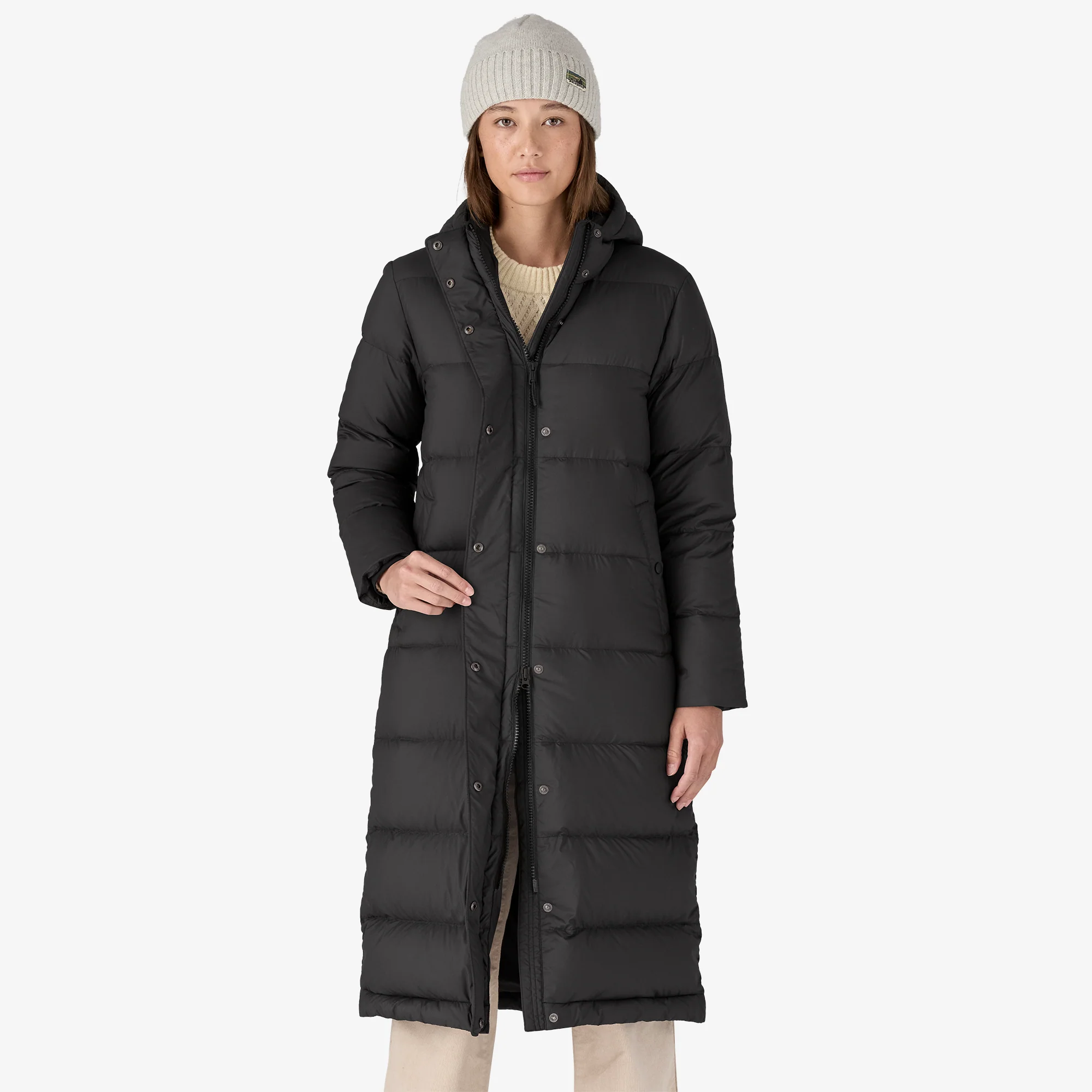 Women's Silent Down Long Parka - Image 7