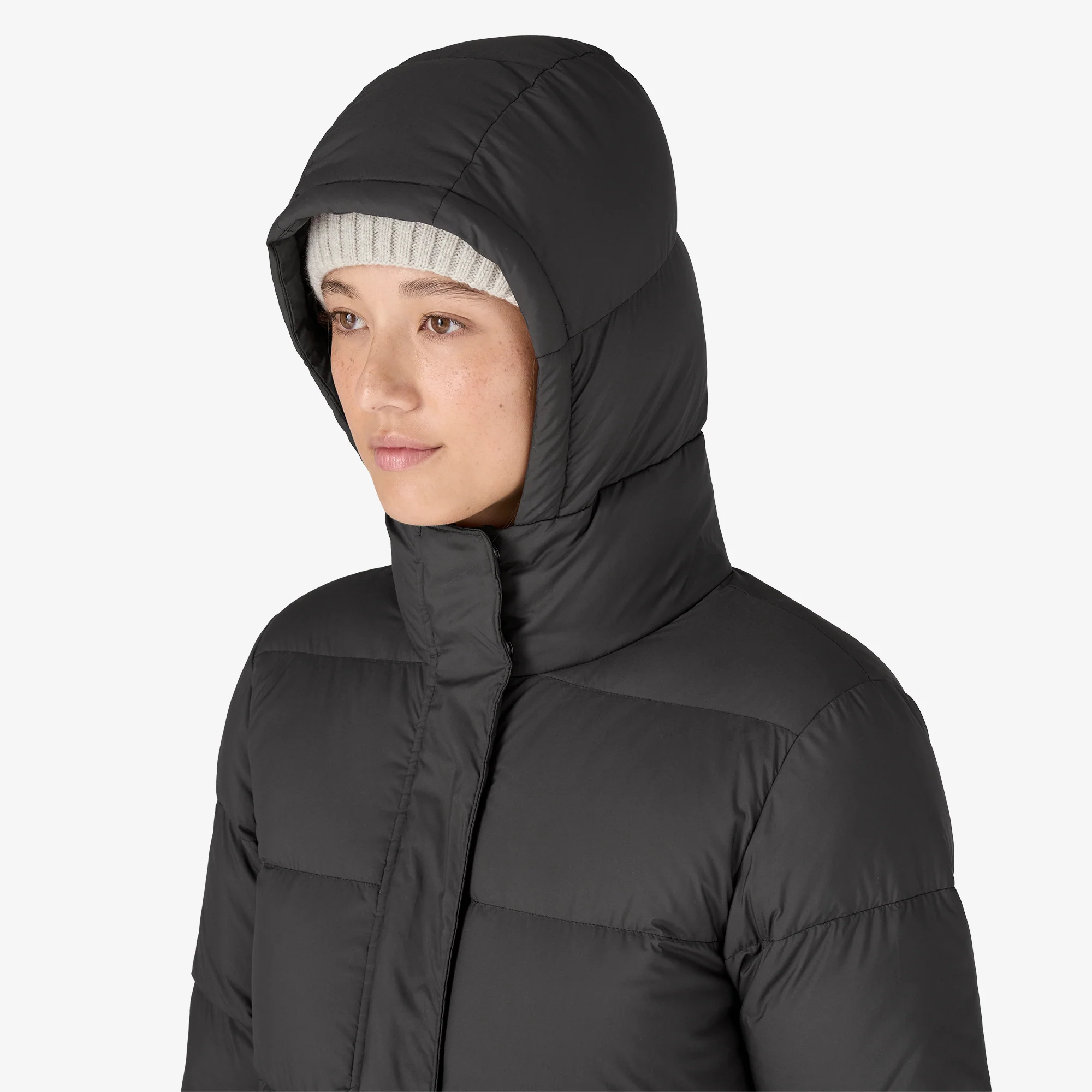 Women's Silent Down Long Parka - Image 8