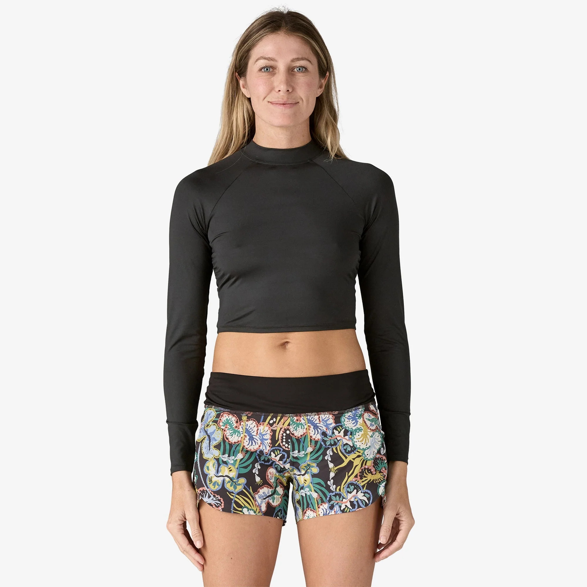 Women's Swell Seeker Cropped Rashguard - Image 2