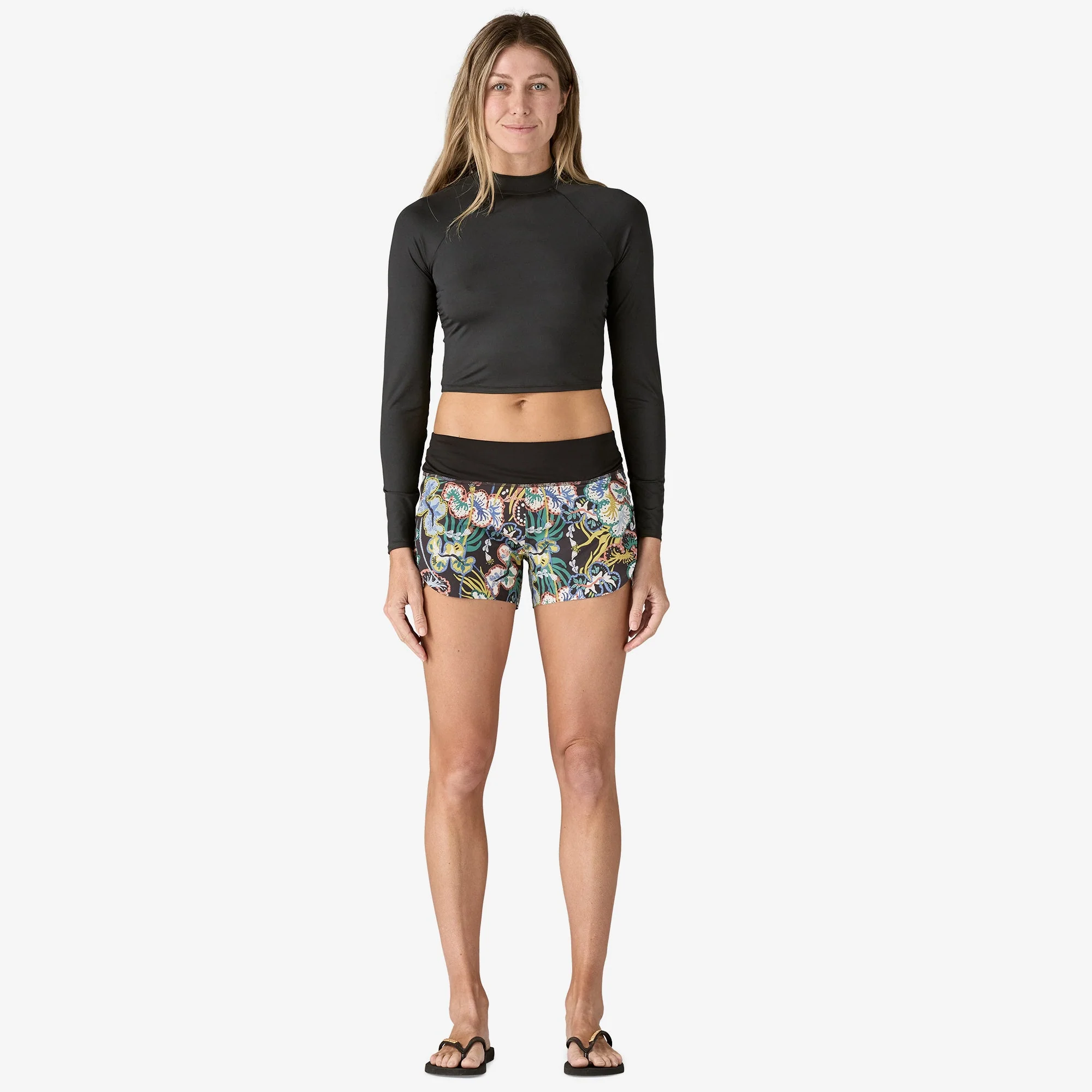 Women's Swell Seeker Cropped Rashguard - Image 4