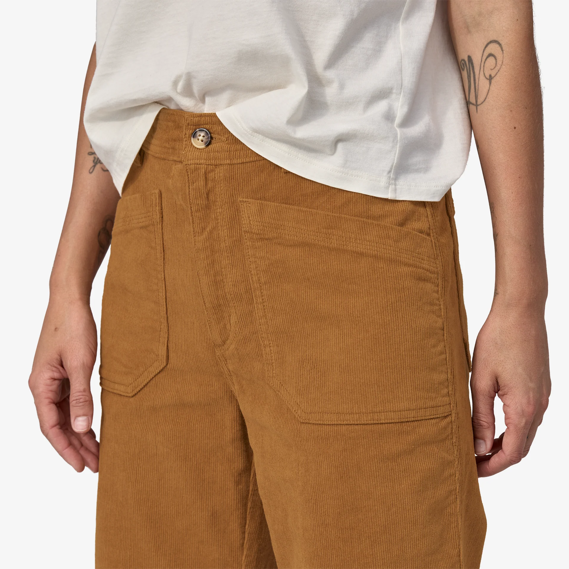 Women's Wide-Leg Corduroy Pants - Image 5
